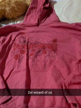 Red Floral Graphic Hoodie